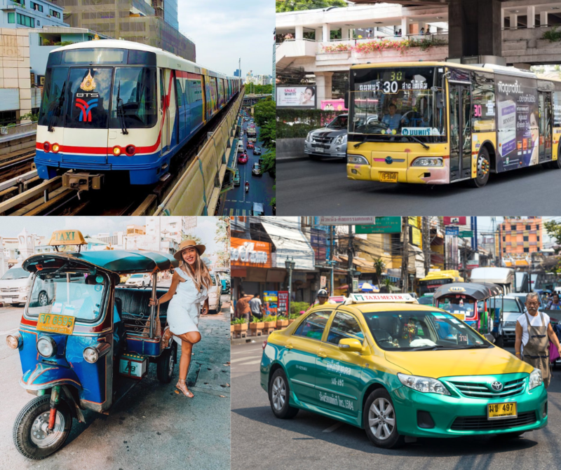 Các phương tiện di chuyển ở Thái Lan