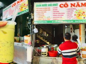 Nước đậu sương sáo cô Năm - Món nước thơm ngon và béo ngậy